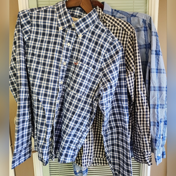 Blue Check Bottondown Shirt S Bundle - Picture 2 of 11